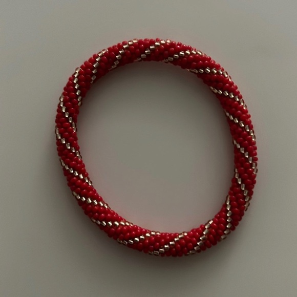 Sashka Co. Royal Red Beaded Bracelet - Picture 2 of 11